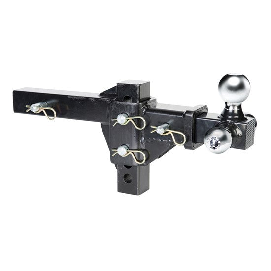 Tri-Ball Adjustable Hitch Ball Mount, 2000/6000 lb/10000 lb GTW