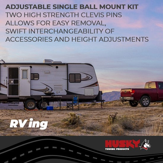 Adjustable Ball Mount / Pintle Combo Kit, 2-5/16" Ball