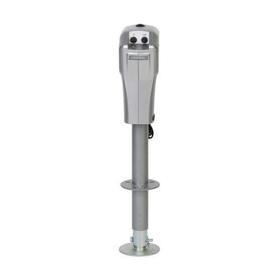 Super Brute Electric Tongue Jack, 5000 lb w/Remote- Silver