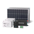 Renogy - 400W 12V Complete Solar Panel Kit with 3.6kWh Battery